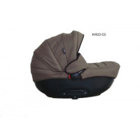 Коляска Kajtex Vertigo 360 2в1 KV022-CG (черная люлька)
