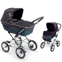 Коляска Silver Cross SLEEPOVER Elegance (navy)