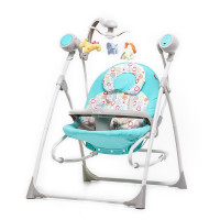 Колыбель-качели Carrello Nanny CRL-0005 Turquoise Scribble