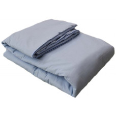 Комплект шерсть одеяло + подушка 90 х 120 (цв.голубой)