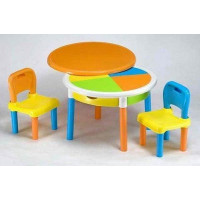 Комплект Tega круглый стол+2 стула MT-002 692F multicolor