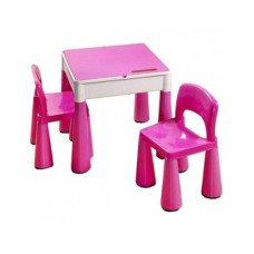 Комплект Tega MAMUT стіл + 2 стільці MT-001 899 light pink / dark pink
