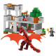 Конструктор Lele Minecraft Красный дракон (33027)