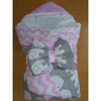 Конверт-одеяло BabyRoom Dream DM-010 Розовый слоники