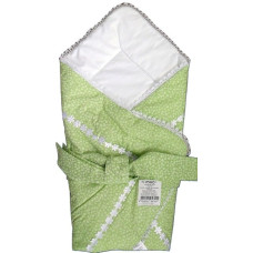 Конверт-одеяло для младенца, шерсть, сатин, бязь набивная