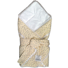 Конверт-одеяло для младенца силикон, сатин, бязь набивная