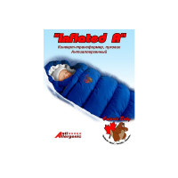 Конверт-пуховик Inflated-A фланель (дутик 50х90) синий
