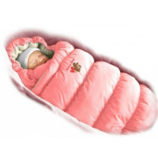 Конверт-пуховик Ontario Baby Inflated Lux (дутик 50х90) розовый