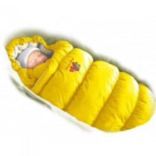 Конверт-пуховик Ontario Baby Inflated Lux (дутик 50х90) жовтий