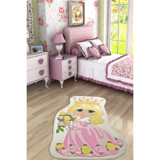 Килим в дитячу кімнату Confetti - Princess рожевий 100*160