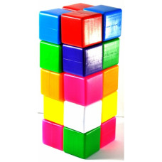 Кубик цветной в сетке 20-эл 111\2
