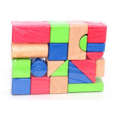 Кубики кольорові (20дет)