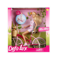 Кукла «Defa» на велосипеде