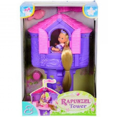 Кукольный набор Эви "Рапунцель в башне" с длинными волосами, высота башни 32 см, 3
