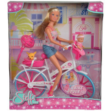 Ляльковий набір Штеффі з малюком на велосипеді, 3+