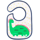 Махровый водонепроницаемый нагрудник I EAT AND I GROW Babyono Динозавр (831)