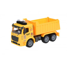 Машинка енерційна же игрушка грузовик курил жовтий зі світлом і звуком 98-614AUt-1