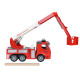 Машинка енерційна же игрушка грузовик Пожежна машина з підйомним crane зі світлом і звуком 98-617AUt