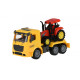 Машинка енерційна же игрушка грузовик Тягач жовтий з трактор 98-613Ut-1