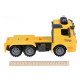 Машинка енерційна же игрушка грузовик Тягач жовтий з трактор зі світлом і звуком 98-613AUt-1