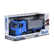 Машинка енерційна Same Toy Truck Самоскид синій зі світлом і звуком 98-614AUt-2