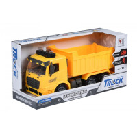 Машинка енерційна Same Toy Truck Самоскид жовтий зі світлом і звуком 98-611AUt-1