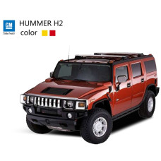 Машинка мікро р/к 1:43 лиценз. Hummer H2 (червоний)
