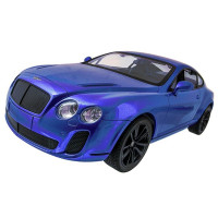 Машинка р/у 1:14 Meizhi лиценз. Bentley Coupe (синий)