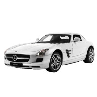 Машинка р/у 1:24 Meizhi лиценз. Mercedes-Benz SLS AMG металлическая (белый)