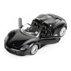 Машинка р/к 1:24 Meizhi лиценз. Porsche 918 металева (чорний)