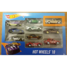 Машинки Hot Wheels Подарунковий набір з 10 машинок 54886