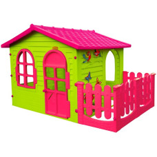 Mochtoys будиночок з терасою XXL- рожевий (190 x 127 x 118 cm)