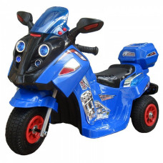 Мотоцикл детский (Надувные резиновые колеса), синий