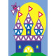 Мозаїка з наліпок, для дітей від 4 років, Трикутники, укр. (К166001У)