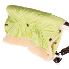 Муфта Умка M01 (тканина-плащівка) для рук на коляску салатовий