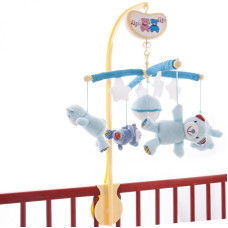 Музичний мобіль biba toys щасливі ведмедики блакитний (038bm blue)