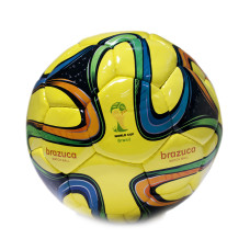 Мяч футбольный BRAZUСA B34002-Y желтый