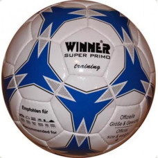Мяч футбольный WINNER Super Primo № 5  бело-синий