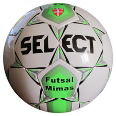 Мяч футзал SELECT Mimas  бело-зеленый