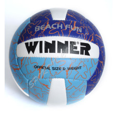 Мяч волейбольный W Beach Fun сине-голубой
