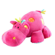 М'яка іграшка BabyOno Бегемотик Зіггі Рожевий 28 см (994)