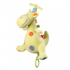 М'яка іграшка BabyOno Динозавр 30 см Бежевий (1120)