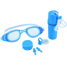 Набір для плавання Bestway Junior 26002 (окуляри, зажим, беруші) Blue