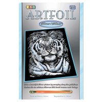 Набор для творчества Sequin Art ARTFOIL SILVER Белый тигр SA1017