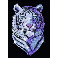 Набор для творчества Sequin Art BLUE Белый тигр SA1217