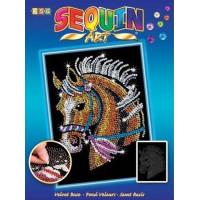 Набор для творчества Sequin Art BLUE Конь SA1517