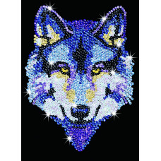 Набор для творчества Sequin Art BLUE Волк SA1215