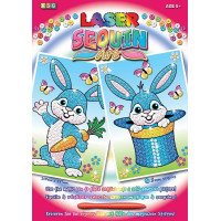 Набір для творчості Sequin Art LASER Кролики SA1320