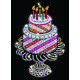 Набір для творчості Sequin Art ORANGE Святковий торт SA1506