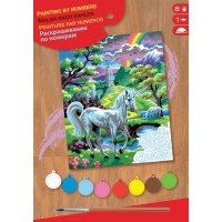 Набор для творчества Sequin Art PAINTING BY NUMBERS JUNIOR Единорог SA0124